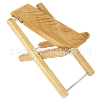 Adjustable Wooden Guitar Footstool for Classical and Acoustic Guitars