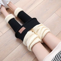 Women's Fleece Lined Thermal Leggings High Waist Slim Fit Winter Warm Pants