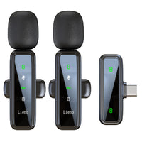 Lieno J81 Wireless Lavalier Microphone for Live Streaming and Recording, Noise Reduction
