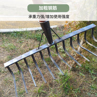 Steel Multi-tooth Rake for Gardening and Farming