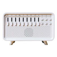 High-Fidelity Vinyl Record Player Bluetooth Speaker with Clock Function - Portable Retro Audio System for Gifts