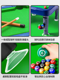 Miniature Multi-Game Table for Kids - Billiards, Soccer, Basketball, Hockey, Golf, Bowling