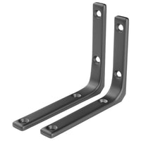 L-Shaped Stainless Steel Shelf Brackets for Wall Mounted Shelving