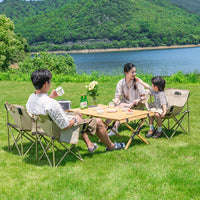 Explorer Moon Chair Outdoor Folding Camping Recliner Portable Fishing Stool Beach Picnic Chair