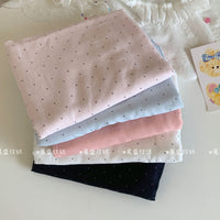 Cotton Double Gauze Fabric with Dotted Print for Baby Apparel and Homewear