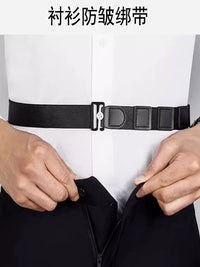 Shirt Anti-Slip Belt for Tucking and Waist Fixing, Invisible Shirt Stays for Men and Women