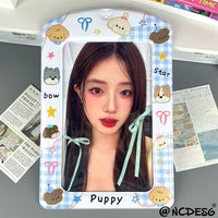 INS Dog Park PVC A4 Large Card Holder for Collectibles and Display