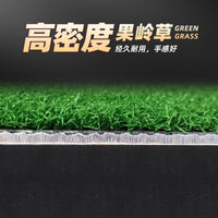 Golf Hitting Mat with Spring Swing Practice Pad, Thickened Double-Layer for Home Practice