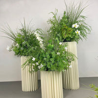 Artificial Greenery Floral Arrangement for Wedding Aisle Decor and Event Styling