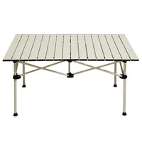 Portable Aluminum Alloy Folding Camping Table and Chair Set for Outdoor Activities