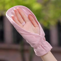 Women's UV Protection Cycling Gloves - Short, Breathable, Sunscreen, Fingerless