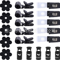 Garden Flag Stopper Clips and Plugs for Anti-Wind Flagpole Fixation