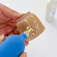 Ceramic Pottery Squeeze Bottle Applicator with Fine Tip Needle for Slip Glaze Underglaze