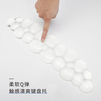 Cloud Wrist Rest Mouse Pad and Keyboard Support for Office and Home