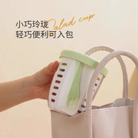 Portable Food-Grade Plastic Fruit Storage Container for Refrigerator and Travel