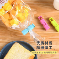 Food Bag Sealing Clips with Spring Press for Kitchen Storage
