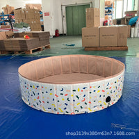 Foldable Pet Swimming Pool Portable Bathing Tub for Dogs and Cats