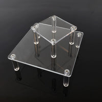 Multifunctional Single-Tier Acrylic Display Riser for Figures and Collectibles