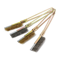 Extended Handle Wire Brush Set for Industrial Cleaning and Rust Removal