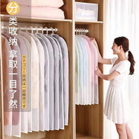 Washable Transparent Garment Dust Cover for Home Wardrobe Storage