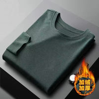 Men's Thermal Underwear Set, Double-Sided Fleece, Seamless, Warm Base Layer