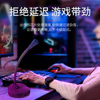USB/3.5mm Desktop Microphone for Computer, Laptop, Recording, Gaming, and Video Calls