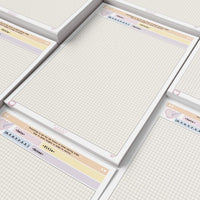 Dream B5 Tear-Off Lined/Grid Notepad for Students