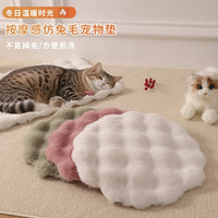 Thickened Soft Plush Pet Bed for Cats and Dogs, Warm Indoor Sleeping Mat