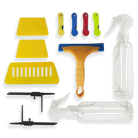 Mini Plastic Scraper and Utility Knife Set for Window Film Wallpaper Application