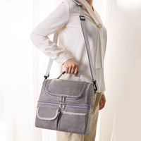 Insulated Double-Layer Cooler Bag for Breast Milk, Food, and Medicine Storage - Large Picnic Tote