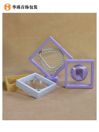PE Film Suspension Jewelry Display Box Anti-oxidation Transparent Storage for Bracelets Necklaces Earrings