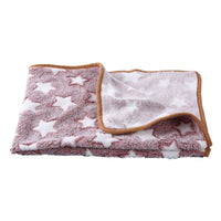 Pet Coral Fleece Blanket Mat for Dogs and Cats, Thickened Soft Kennel Pad