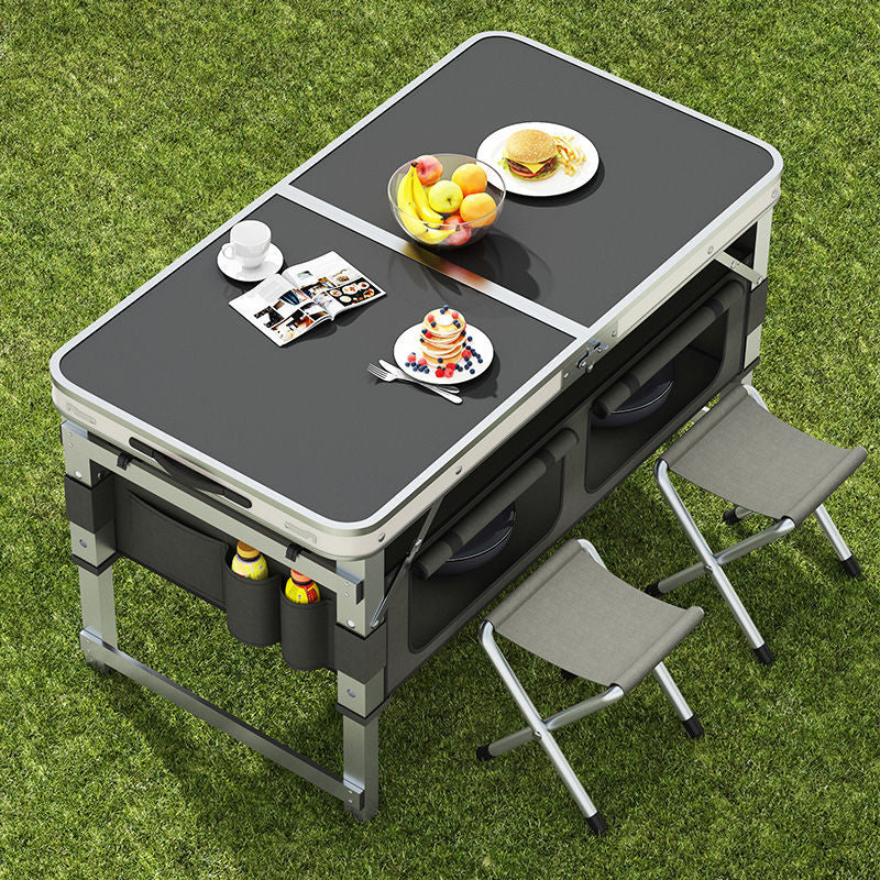 Portable Outdoor Folding Table and Chair Set for Camping Picnic BBQ