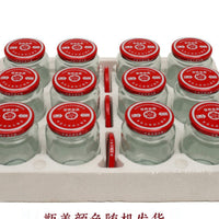 Heat-Resistant Glass Storage Jars with Lids, Sealed Round Food Jars for Sauce and Dry Goods