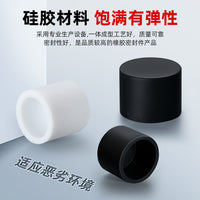High-Temperature Resistant Silicone Rubber End Caps for Round Tubes