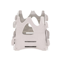 Outdoor Portable Stainless Steel Folding Wood Burning Camping Stove for BBQ and Cooking