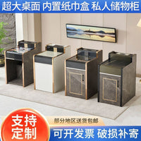 Billiard Room Stainless Steel Side Table with Storage