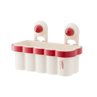 Wall-Mounted Punch-Free Bathroom Storage Shelf for Toilet, Shower, and Vanity
