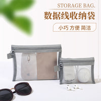 Portable Electronic Organizer Bag for Cables, Chargers, and Power Banks
