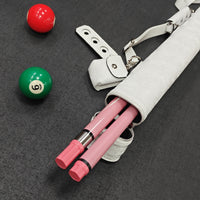 2-Piece 150cm American Pool Cue Stick Set with 12.5mm Tip for Billiards