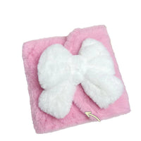 INS Plush Bowknot Magnetic Photo Card Holder Album