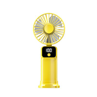 Mini Portable Foldable Desk Fan with Type-C Charging and Lanyard