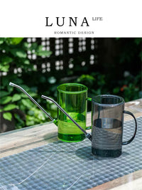 LUNA Horticulture Long Spout Watering Can with Spray Nozzle for Indoor Outdoor Plants