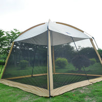 Large Outdoor Camping Tent with Mosquito Net for 5-8 People, UV Protection