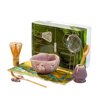 Japanese Ceramic Matcha Tea Set with Whisk and Bowl, Gift Boxed