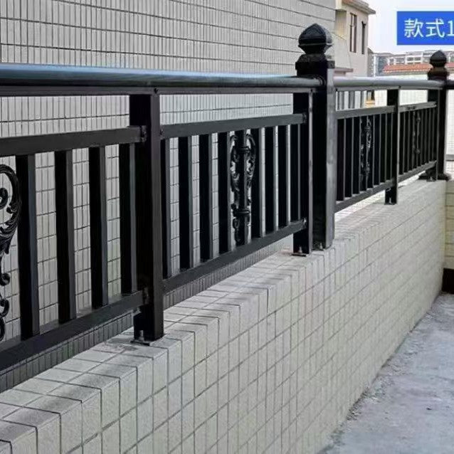 Balcony Railing Villa Courtyard Terrace Safety Fence Anti-fall Iron Art Guardrail