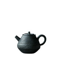 Handmade Shino-fired Zisha Teapot with Ball Filter, Wabi-Sabi Style, Small Capacity