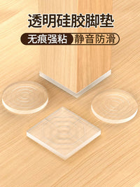 Silicone Furniture Leg Pads for Chairs, Tables, and Sofas - Anti-Slip, Noise Reduction, Floor Protection