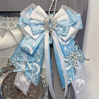 Lolita Bowknot Ribbon Brooch DIY Material Pack for Backpack Decoration