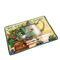 American Cartoon Diatomaceous Earth Bath Mat Absorbent Non-Slip Bathroom Floor Mat Entrance Doormat